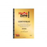 Certyfikat Home Zone - jakość i niezawodność 2016